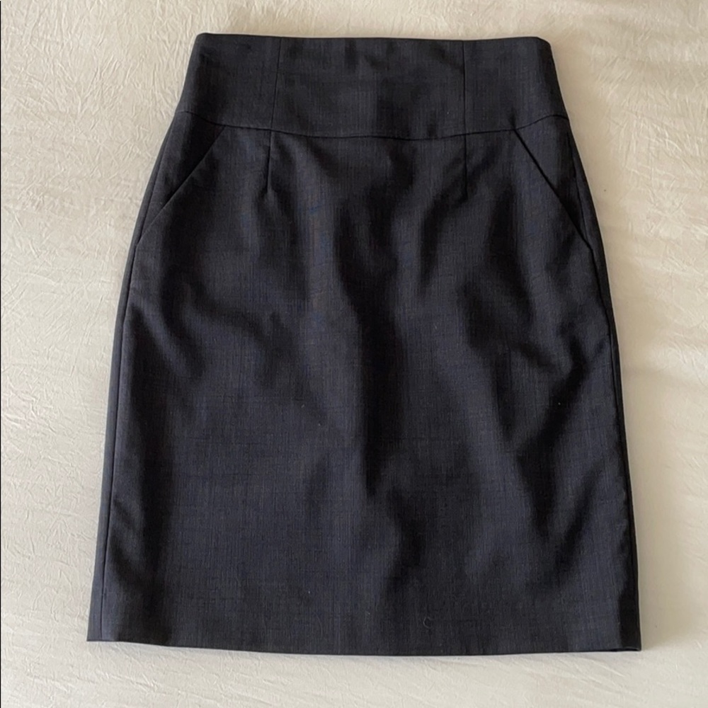Banana Republic Gray Pencil Skirt